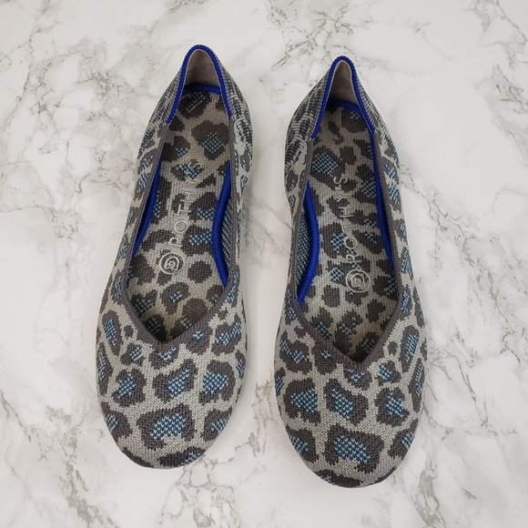 Rothy's Leopard Round Toe Flats Shoes - Picture 11 of 11
